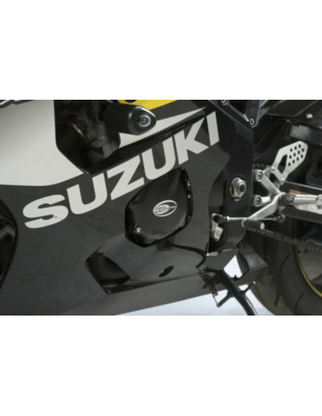 Couvre-carter gauche R&G RACING noir Suzuki GSX-R750