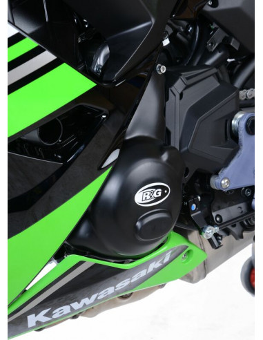 Couvre-carter gauche R&G RACING noir Kawasaki Z650