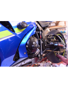 Couvre-carter gauche R&G RACING Race Series noir Suzuki GSX-R1000 2