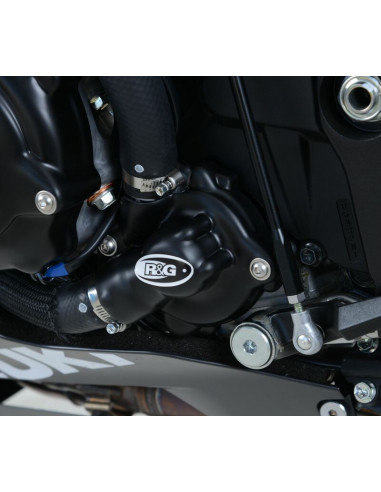 Couvre-carter gauche (pompe à eau) R&G RACING noir GSX-R 1000