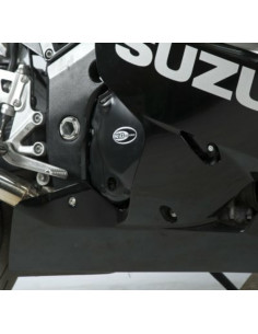 Couvre-carter droit R&G RACING noir Suzuki GSX-R750 2
