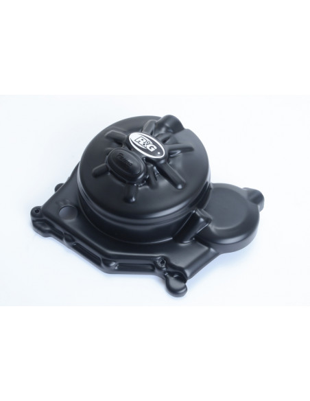 Couvre-carter droit R&G RACING Race Series noir Aprilia Tuono V4