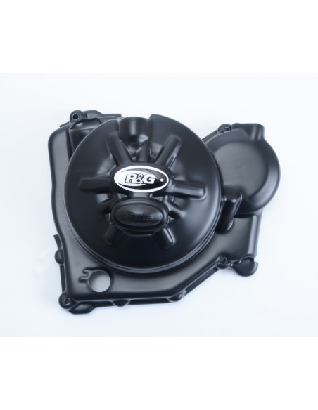 Couvre-carter droit R&G RACING Race Series noir Aprilia Tuono V4
