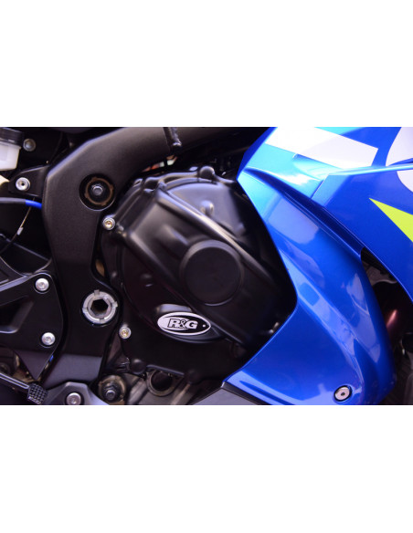 Couvre-carter droit (embrayage) R&G RACING noir Suzuki GSX-R1000