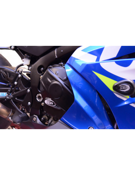 Couvre-carter droit (embrayage) R&G RACING noir Suzuki GSX-R1000