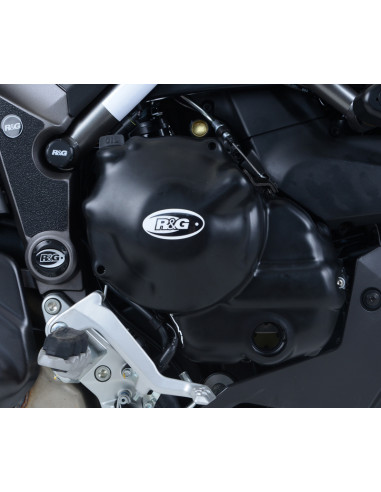 Couvre-carter droit R&G RACING noir Ducati 950 Multistrada