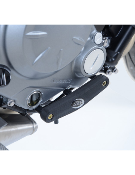 Slider moteur droit R&G RACING noir Kawasaki Z650