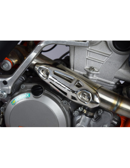 Protection universelle d'échappement SCAR inox 4T Ø26-50mm