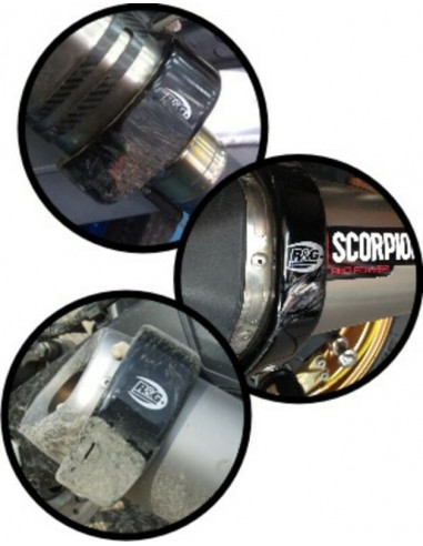 Protection de silencieux R&G RACING silencieux jusqu'a Ø226mm
