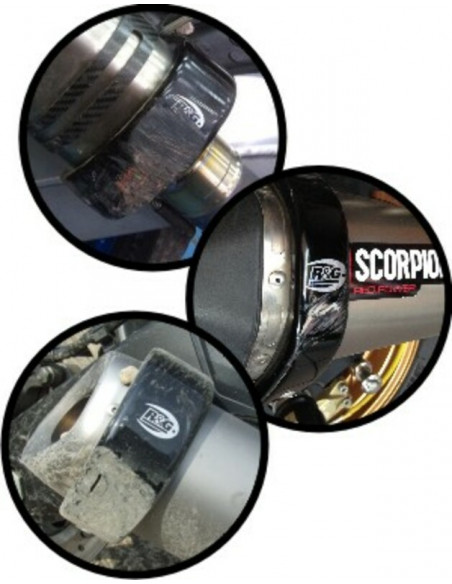 Protection de silencieux R&G RACING silencieux jusqu'a Ø226mm