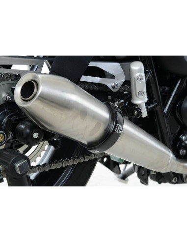 Protection de silencieux R&G RACING noir Triumph Street Twin
