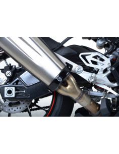 Protection de manchon de silencieux R&G RACING noir BMW S1000RR