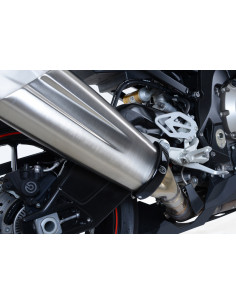 Protection de manchon de silencieux R&G RACING noir BMW S1000RR 2
