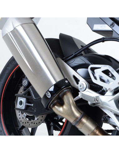Protection de manchon de silencieux R&G RACING noir BMW S1000RR
