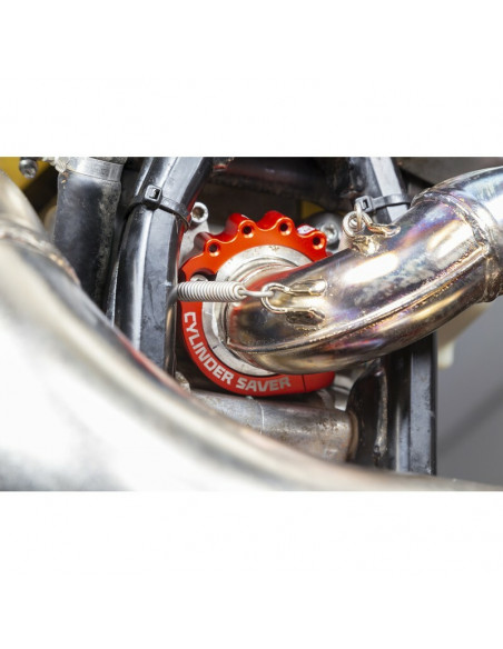 Protection sortie cylindre-échappement S3 orange KTM/Husqvarna