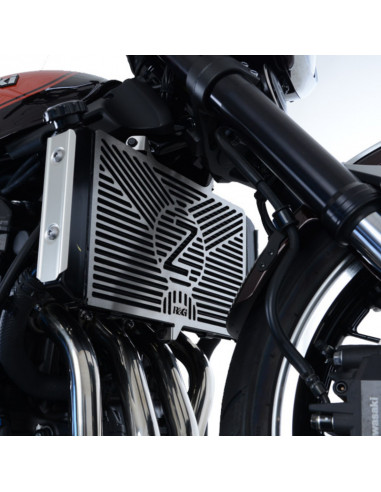 Protection de radiateur gravée R&G RACING inox Kawasaki Z900 RS