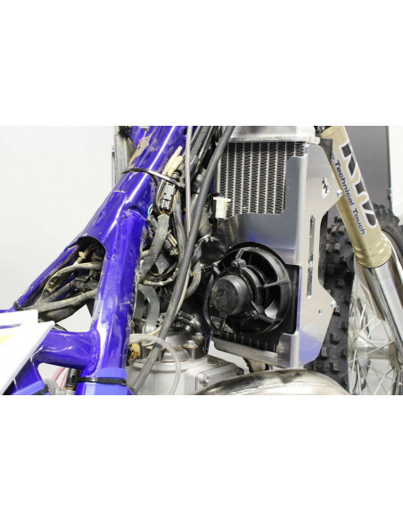 Protections de radiateurs AXP aluminium/noir Sherco