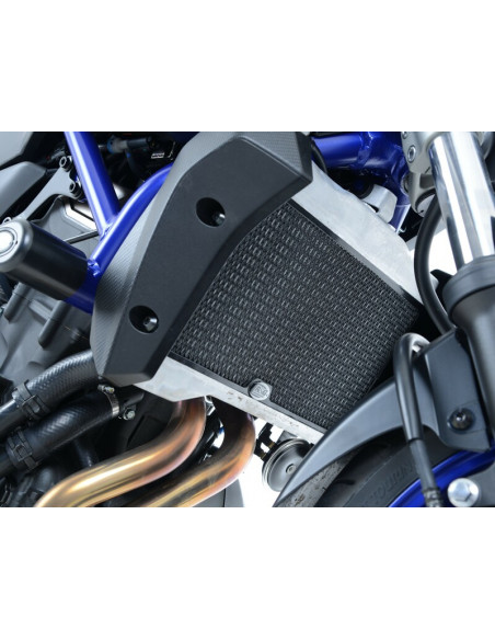 Protection de radiateur R&G RACING titane Yamaha MT-07