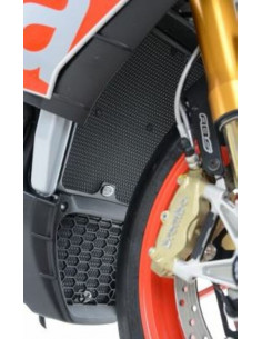 Protection de radiateur R&G Racing titane - Aprilia RSV4RR