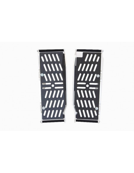 Protections de radiateurs AXP aluminium/noir - TM RACING