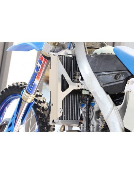 Protections de radiateurs AXP aluminium/noir - TM RACING