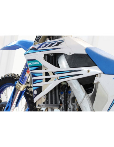 Protections de radiateurs AXP aluminium/noir - TM RACING