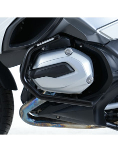 Protections latérales R&G RACING noir BMW R1200RT 2