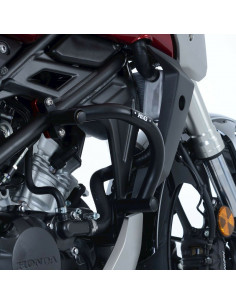Protections latérales R&G RACING Adventure noir Honda CB125R/300R