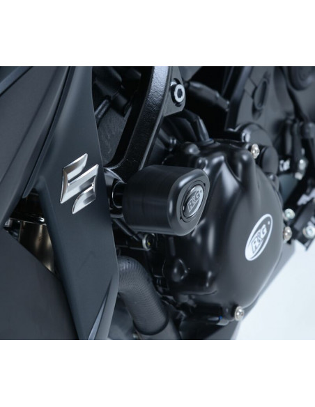Tampons de protection R&G RACING Aero noir Suzuki GSX-S750