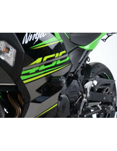 Tampon de protection R&G RACING Aero blanc Kawasaki Ninja 400/Z400