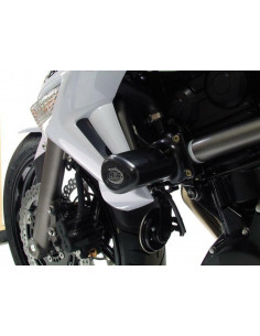 Tampons de protection R&G RACING Aero noir Kawasaki ER-6 N