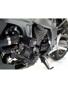 Tampons de protection R&G RACING Aero noir BMW K1200R/1300R