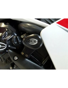 Tampons de protection supérieurs R&G RACING Aero noir Yamaha YZF-R1