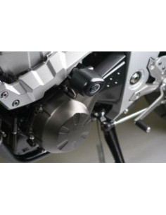 Tampons de protection R&G RACING Aero noir Kawasaki Z1000/750/R
