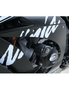 Kit tampons de protection R&G RACING Aero noir Kawasaki ZX-R10 2