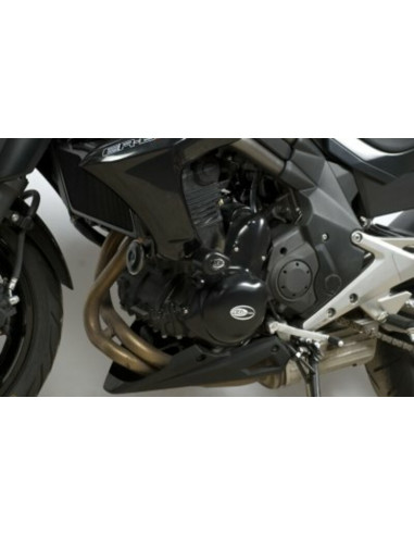 Tampons de protection R&G RACING Aero noir Kawasaki ER-6 N