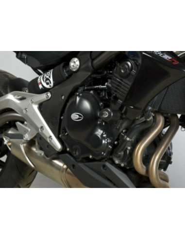 Tampons de protection R&G RACING Aero noir Kawasaki ER-6 N
