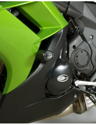 Tampons de protection R&G RACING Aero noir Kawasaki ER6-F