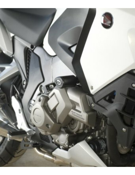 Tampons de protection R&G RACING Aero noir Honda Crosstourer