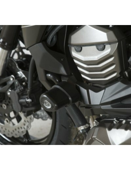 Tampons de protection R&G RACING Aero noir Kawasaki Z800