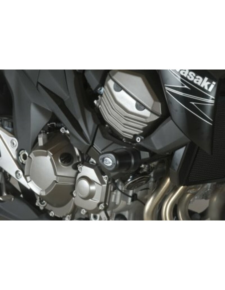 Tampons de protection R&G RACING Aero noir Kawasaki Z800