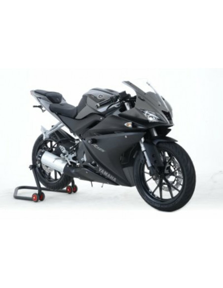 Tampons de protection R&G RACING Aero noir Yamaha YZF-R125