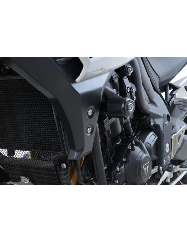 Tampons de protection R&G RACING Aero noir Triumph Tiger 1050 Sport