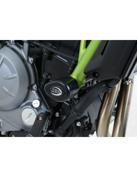 Tampons de protection R&G RACING Aero noir Kawasaki Z650