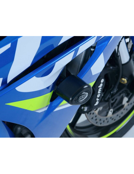 Tampons de protection R&G RACING Aero noir Suzuki GSX-R1000