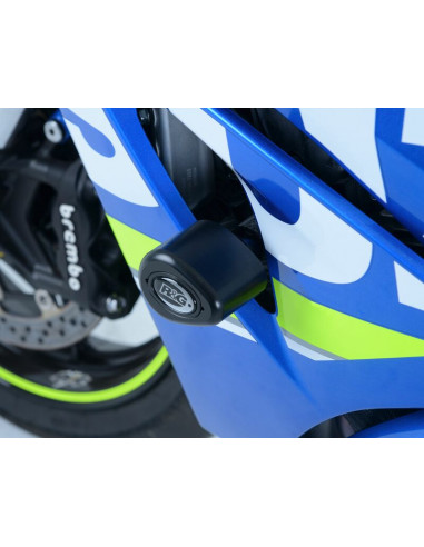 Tampons de protection R&G RACING Aero noir Suzuki GSX-R1000