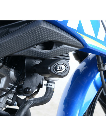 Tampons de protection R&G RACING Aero noir Suzuki GSX-S125