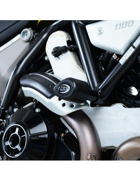 Tampons de protection R&G RACING Aero noir Ducati Scrambler
