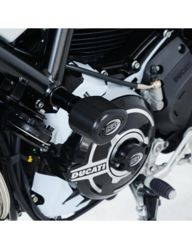 Tampons de protection R&G RACING Aero noir Ducati Scrambler