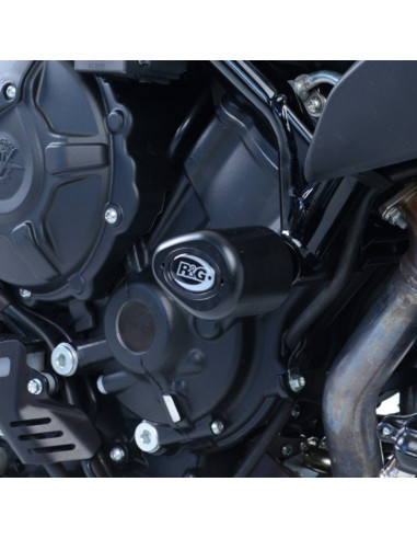 Tampons de protection R&G RACING Aero noir MV Agusta
